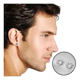 Brinco Masculino Cravejado Zirconia