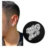 Brinco Masculino De Prata