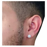 Brinco Masculino De Prata