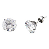 Brinco Masculino Feminino Zirconia