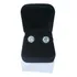 Brinco Masculino Prata 925 Redondo Diamante Unisex 10mm
