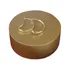 Brinco Meia Lua Ouro 18k/750 0,83g/2cm Envio Imediato