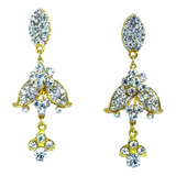 Brinco Noiva Strass Cristal