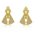 Brinco Nossa Senhora Aparecida Pedras Zirconias Banhado Ouro
