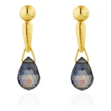 Brinco Ouro 18k Cristal
