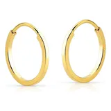 Brinco Ouro 18k Macico
