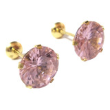Brinco Ouro 18k Pedra
