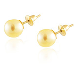 Brinco Ouro 18k Perola