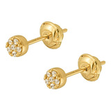 Brinco Ouro 18k Ponto