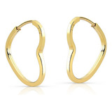 Brinco Ouro 18k750 Coracao