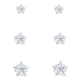 Brinco Pedra Zirconia Estrela