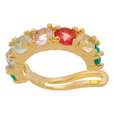 Brinco Piercing Fake Rainbow