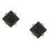 Brinco Ponto De Luz Carrê Folheado A Ouro Antialérgico 10mm