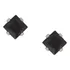 Brinco Ponto De Luz Carrê Folheado Ouro Antialérgico Top 4mm