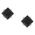 Brinco Ponto De Luz Carrê Folheado Ouro Antialérgico Top 4mm