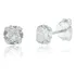 Brinco Ponto De Luz Prata 925 Zirconia Solitário Luxo 12 Mm