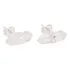 Brinco Prata 925 Pedra Natural Mini Ponta Quartzo Cristal