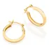 Brinco Rommanel Argola Lisa Med. 1,6 Cm Fol Ouro 18k 520901 Cor Dourado