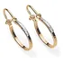 Brinco Rommanel Argola Média Fininha Joia Rommanel 520003 Cor Dourado
