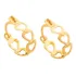 Brinco Rommanel Argola Pequena Ouro 18k Antialergico 523351 Cor Dourado
