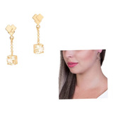 Brinco Rommanel Com Cristal