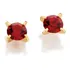 Brinco Rommanel Com Pedra De Cristal Banhado A Ouro 524841