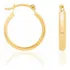 Brinco Rommanel Folheado A Ouro 18k Argola Lisa 520807