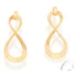 Brinco Rommanel Folheado A Ouro 18k Infinito 523306
