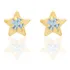 Brinco Rommanel Infantil Formato Estrela Folheado 520724
