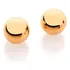 Brinco Rommanel Joias Bolinha 6mm Ouro 18k 520350 Cor Dourado