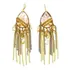 Brinco Strass Gota Franjas Bc3894