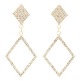 Brinco Strass Losango Bc0427