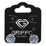 Brinco Zirconia Redondo 10mm