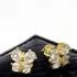 Brincos Abelhinha Com Zirconias Banho De Ouro 18k 2569