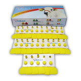 Brincos Amarelo Bovinos Liso
