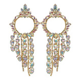 Brincos Argola Strass Tipo