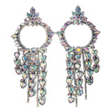Brincos Argola Strass Tipo
