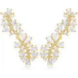 Brincos Earcuff Banhado A