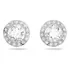 Brincos Feminino Tennis Riviera Folheada Ouro Branco 18k