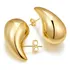 Brincos Femininos, Brincos De Argola Banhados A Ouro 14k,
