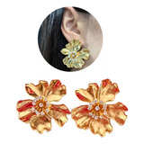 Brincos Flor Grande