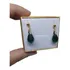 Brincos Folheado A Ouro Cristal Emerald