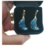 Brincos Lua Cristal Swarovski