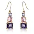 Brincos Mulheres Casual Fashion Cristais Coloridos Strass