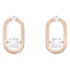  Brincos Perfurados Swarovski Com Cristais Redondos Flutuant