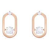 Brincos Perfurados Swarovski Com