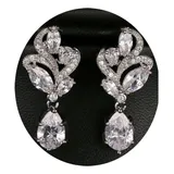 Brincos Semi Joia Zirconia