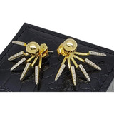 Brincos Spike Cravejados De