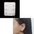Brincos Trio Feminino De Prata Pura 925 Brilhante Redondo+nf Cor Prateado