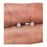 Brincos Zirconia 3 Mm